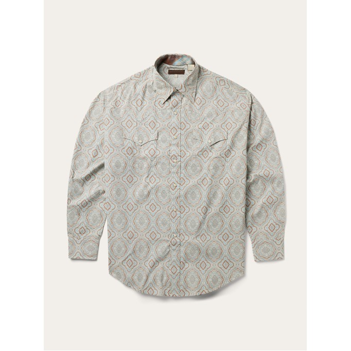 Men's Printed Western Shirt