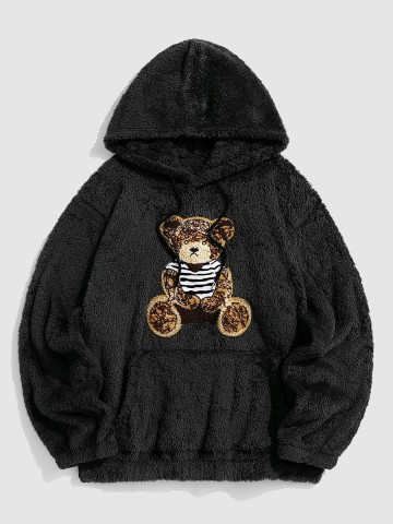 Bear Terry Embroidered Pullover