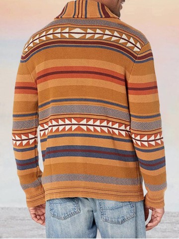 Colorful Stripe Cardigan