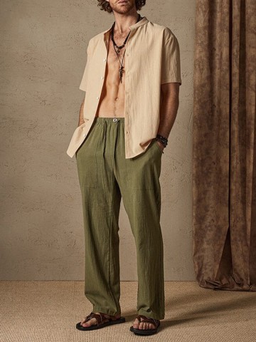 Cotton and linen pants - comfortable and stylish