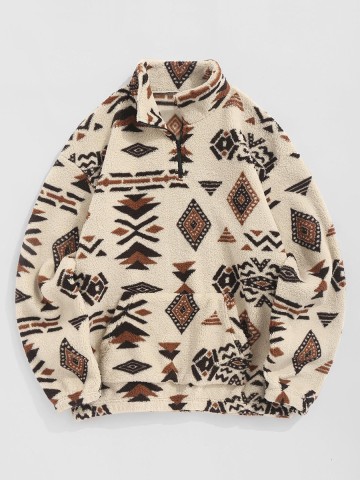 Cool tribal ethnic print sweatshirt