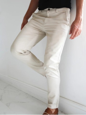 Men's Apricot Stretch Twill Pants