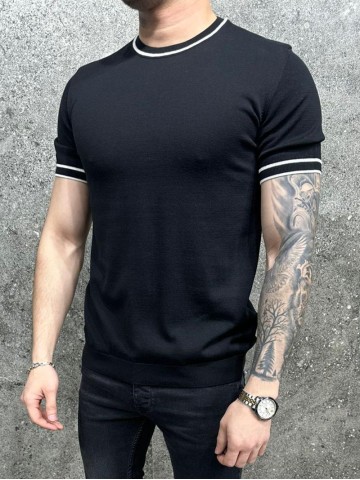 Men's casual striped T-shirt